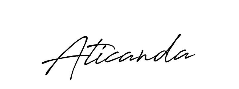 Make a beautiful signature design for name Aticanda. Use this online signature maker to create a handwritten signature for free. Aticanda signature style 7 images and pictures png