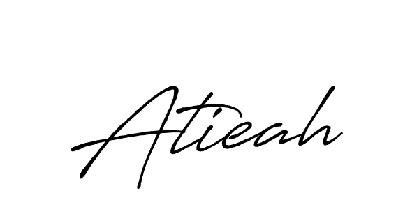 if you are searching for the best signature style for your name Atieah. so please give up your signature search. here we have designed multiple signature styles  using Antro_Vectra_Bolder. Atieah signature style 7 images and pictures png