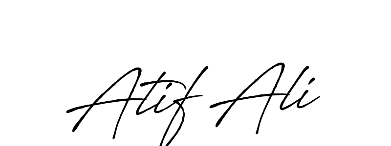 It looks lik you need a new signature style for name Atif Ali. Design unique handwritten (Antro_Vectra_Bolder) signature with our free signature maker in just a few clicks. Atif Ali signature style 7 images and pictures png