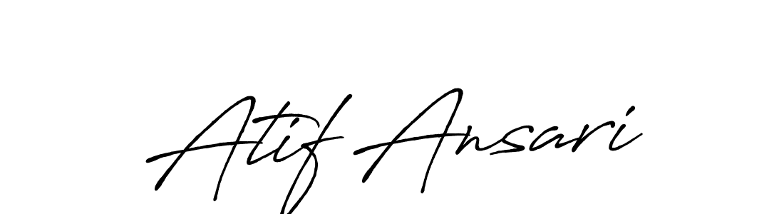 Also we have Atif Ansari name is the best signature style. Create professional handwritten signature collection using Antro_Vectra_Bolder autograph style. Atif Ansari signature style 7 images and pictures png