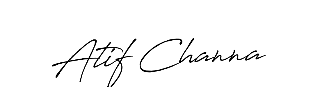 Similarly Antro_Vectra_Bolder is the best handwritten signature design. Signature creator online .You can use it as an online autograph creator for name Atif Channa. Atif Channa signature style 7 images and pictures png