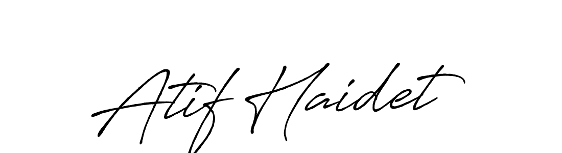 It looks lik you need a new signature style for name Atif Haidet. Design unique handwritten (Antro_Vectra_Bolder) signature with our free signature maker in just a few clicks. Atif Haidet signature style 7 images and pictures png