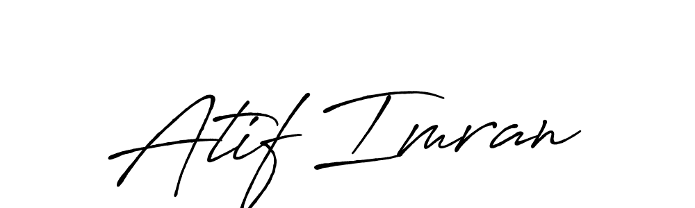 Use a signature maker to create a handwritten signature online. With this signature software, you can design (Antro_Vectra_Bolder) your own signature for name Atif Imran. Atif Imran signature style 7 images and pictures png
