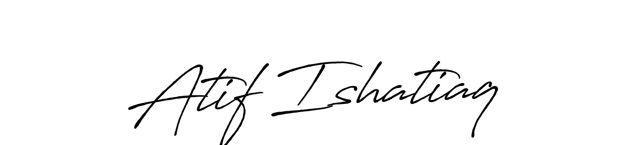 Similarly Antro_Vectra_Bolder is the best handwritten signature design. Signature creator online .You can use it as an online autograph creator for name Atif Ishatiaq. Atif Ishatiaq signature style 7 images and pictures png