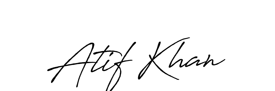 The best way (Antro_Vectra_Bolder) to make a short signature is to pick only two or three words in your name. The name Atif Khan include a total of six letters. For converting this name. Atif Khan signature style 7 images and pictures png