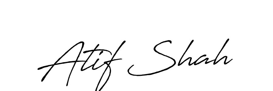 Similarly Antro_Vectra_Bolder is the best handwritten signature design. Signature creator online .You can use it as an online autograph creator for name Atif Shah. Atif Shah signature style 7 images and pictures png