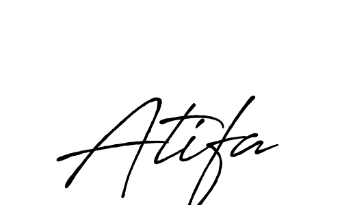 How to make Atifa signature? Antro_Vectra_Bolder is a professional autograph style. Create handwritten signature for Atifa name. Atifa signature style 7 images and pictures png