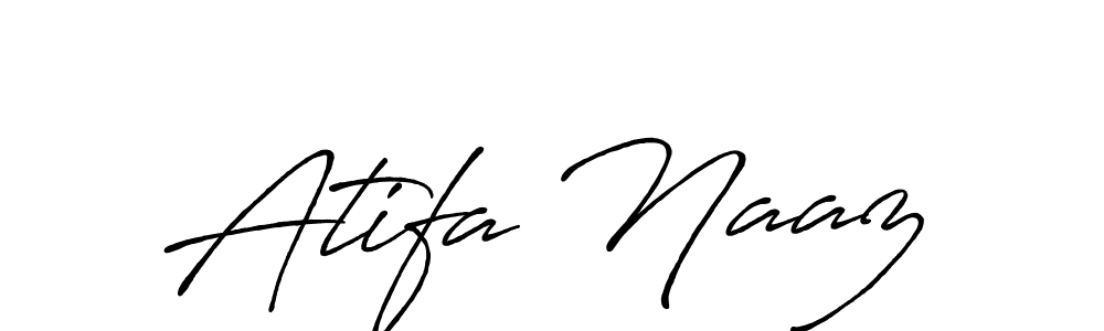 Also we have Atifa Naaz name is the best signature style. Create professional handwritten signature collection using Antro_Vectra_Bolder autograph style. Atifa Naaz signature style 7 images and pictures png