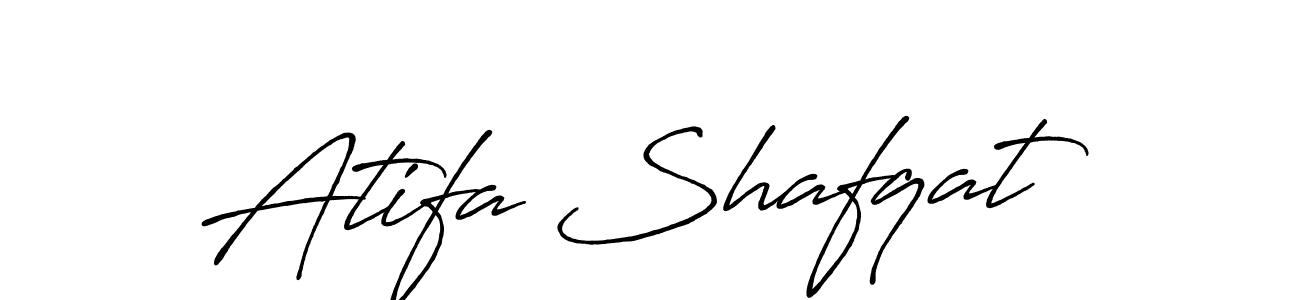 How to make Atifa Shafqat signature? Antro_Vectra_Bolder is a professional autograph style. Create handwritten signature for Atifa Shafqat name. Atifa Shafqat signature style 7 images and pictures png