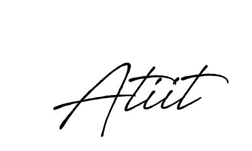 Also we have Atiit name is the best signature style. Create professional handwritten signature collection using Antro_Vectra_Bolder autograph style. Atiit signature style 7 images and pictures png