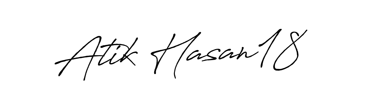 The best way (Antro_Vectra_Bolder) to make a short signature is to pick only two or three words in your name. The name Atik Hasan18 include a total of six letters. For converting this name. Atik Hasan18 signature style 7 images and pictures png