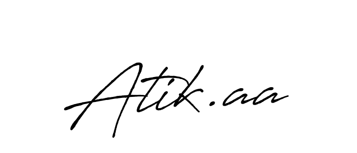 Make a beautiful signature design for name Atik.aa. Use this online signature maker to create a handwritten signature for free. Atik.aa signature style 7 images and pictures png