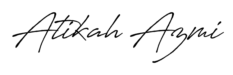 Make a beautiful signature design for name Atikah Azmi. With this signature (Antro_Vectra_Bolder) style, you can create a handwritten signature for free. Atikah Azmi signature style 7 images and pictures png