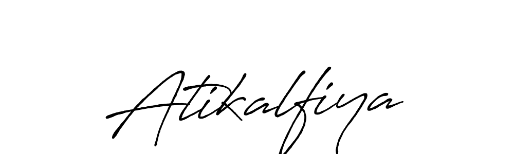 Make a beautiful signature design for name Atikalfiya. Use this online signature maker to create a handwritten signature for free. Atikalfiya signature style 7 images and pictures png