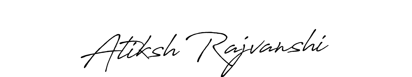 You should practise on your own different ways (Antro_Vectra_Bolder) to write your name (Atiksh Rajvanshi) in signature. don't let someone else do it for you. Atiksh Rajvanshi signature style 7 images and pictures png