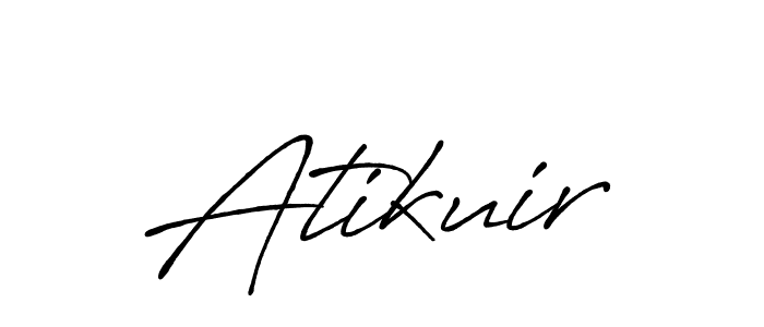 if you are searching for the best signature style for your name Atikuir. so please give up your signature search. here we have designed multiple signature styles  using Antro_Vectra_Bolder. Atikuir signature style 7 images and pictures png