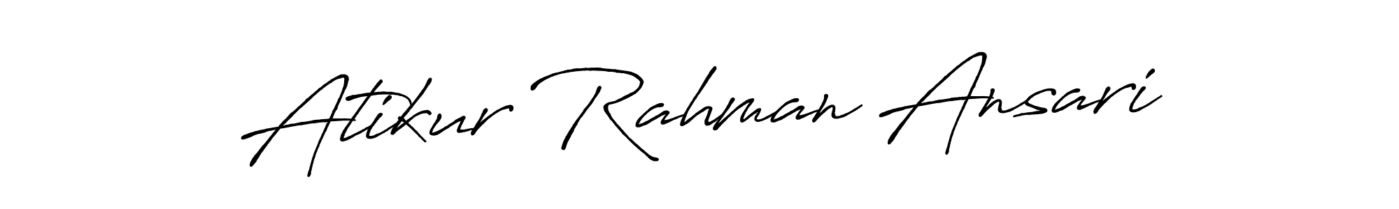 Antro_Vectra_Bolder is a professional signature style that is perfect for those who want to add a touch of class to their signature. It is also a great choice for those who want to make their signature more unique. Get Atikur Rahman Ansari name to fancy signature for free. Atikur Rahman Ansari signature style 7 images and pictures png