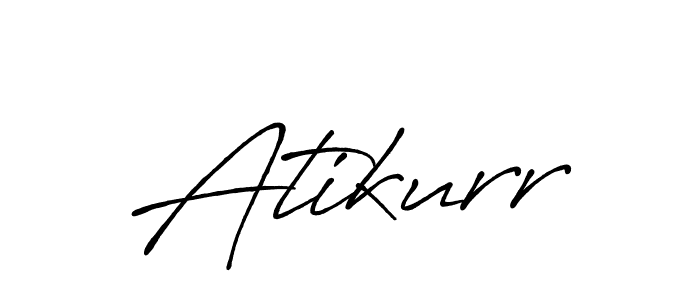 How to Draw Atikurr signature style? Antro_Vectra_Bolder is a latest design signature styles for name Atikurr. Atikurr signature style 7 images and pictures png