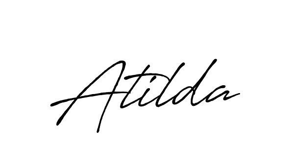 Antro_Vectra_Bolder is a professional signature style that is perfect for those who want to add a touch of class to their signature. It is also a great choice for those who want to make their signature more unique. Get Atilda name to fancy signature for free. Atilda signature style 7 images and pictures png