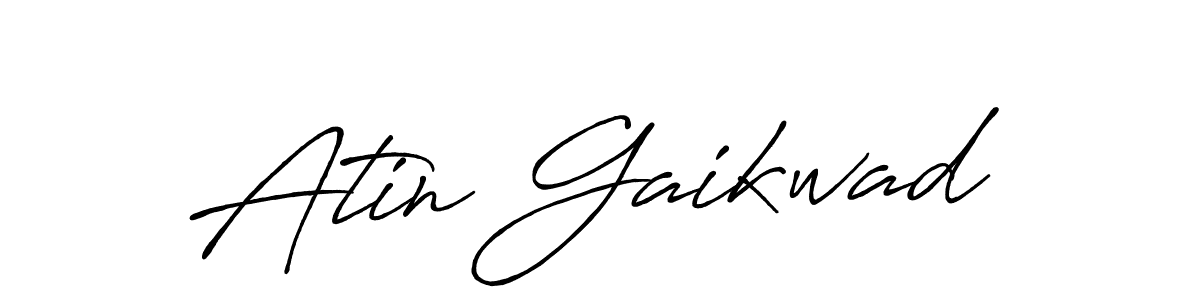 Atin Gaikwad stylish signature style. Best Handwritten Sign (Antro_Vectra_Bolder) for my name. Handwritten Signature Collection Ideas for my name Atin Gaikwad. Atin Gaikwad signature style 7 images and pictures png