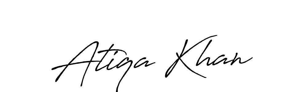 Also You can easily find your signature by using the search form. We will create Atiqa Khan name handwritten signature images for you free of cost using Antro_Vectra_Bolder sign style. Atiqa Khan signature style 7 images and pictures png