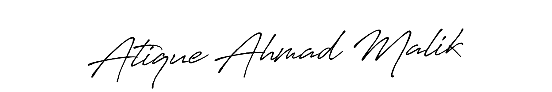 This is the best signature style for the Atique Ahmad Malik name. Also you like these signature font (Antro_Vectra_Bolder). Mix name signature. Atique Ahmad Malik signature style 7 images and pictures png