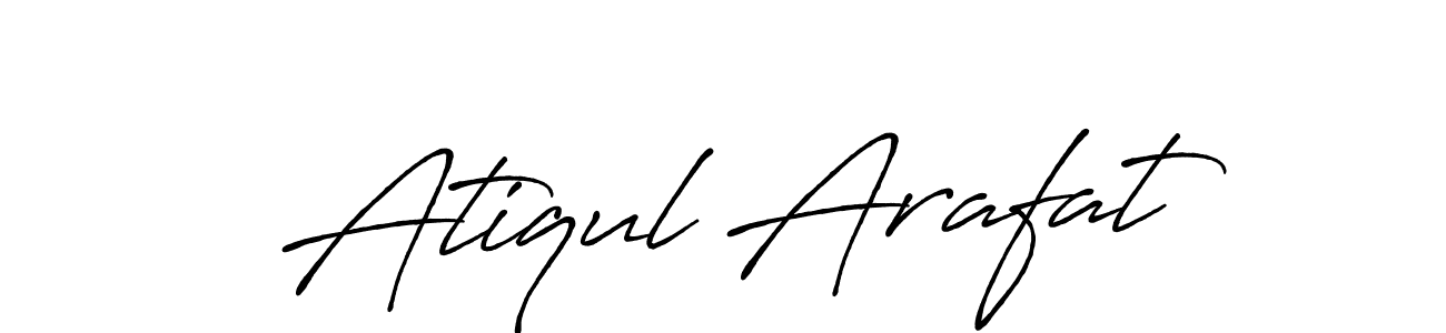 Use a signature maker to create a handwritten signature online. With this signature software, you can design (Antro_Vectra_Bolder) your own signature for name Atiqul Arafat. Atiqul Arafat signature style 7 images and pictures png