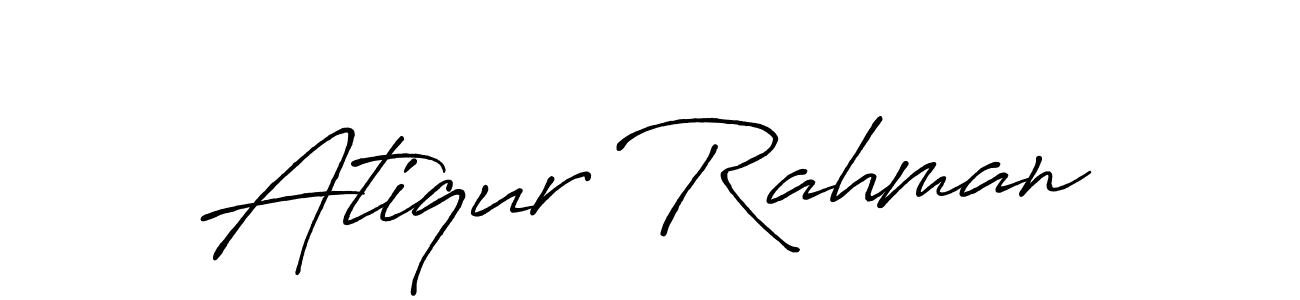 Atiqur Rahman stylish signature style. Best Handwritten Sign (Antro_Vectra_Bolder) for my name. Handwritten Signature Collection Ideas for my name Atiqur Rahman. Atiqur Rahman signature style 7 images and pictures png