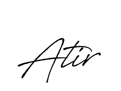 Design your own signature with our free online signature maker. With this signature software, you can create a handwritten (Antro_Vectra_Bolder) signature for name Atir. Atir signature style 7 images and pictures png