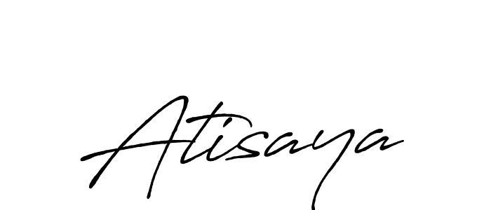 How to make Atisaya signature? Antro_Vectra_Bolder is a professional autograph style. Create handwritten signature for Atisaya name. Atisaya signature style 7 images and pictures png