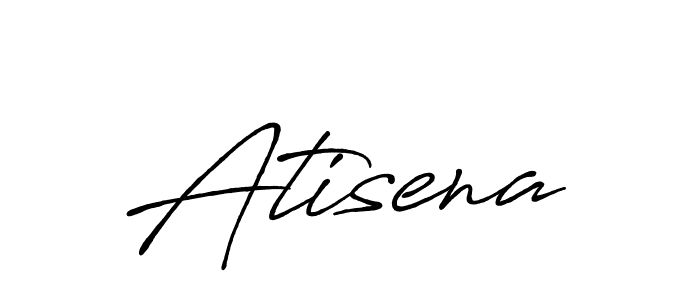 How to make Atisena name signature. Use Antro_Vectra_Bolder style for creating short signs online. This is the latest handwritten sign. Atisena signature style 7 images and pictures png