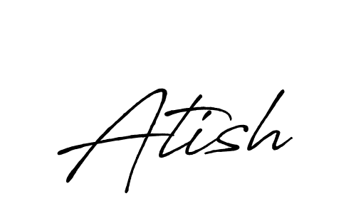 Also we have Atish name is the best signature style. Create professional handwritten signature collection using Antro_Vectra_Bolder autograph style. Atish signature style 7 images and pictures png