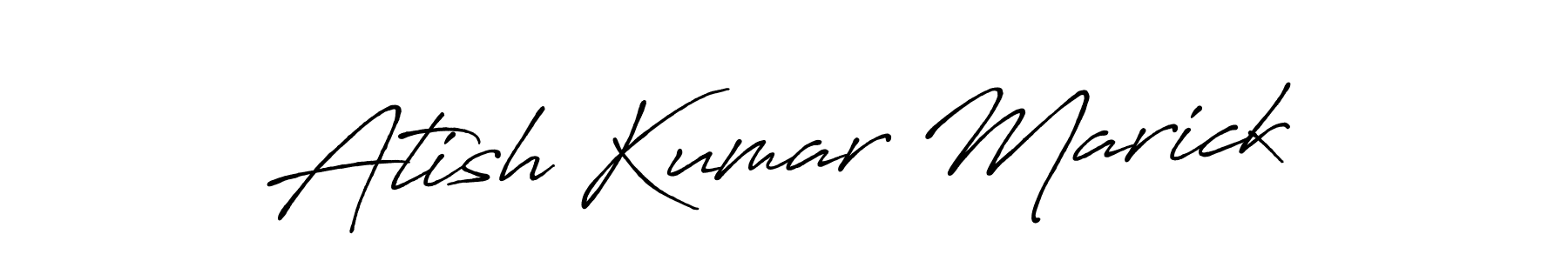 Use a signature maker to create a handwritten signature online. With this signature software, you can design (Antro_Vectra_Bolder) your own signature for name Atish Kumar Marick. Atish Kumar Marick signature style 7 images and pictures png