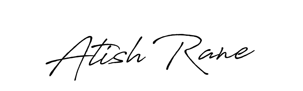 Create a beautiful signature design for name Atish Rane. With this signature (Antro_Vectra_Bolder) fonts, you can make a handwritten signature for free. Atish Rane signature style 7 images and pictures png