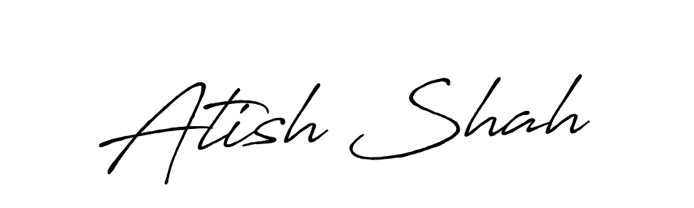 Make a beautiful signature design for name Atish Shah. Use this online signature maker to create a handwritten signature for free. Atish Shah signature style 7 images and pictures png