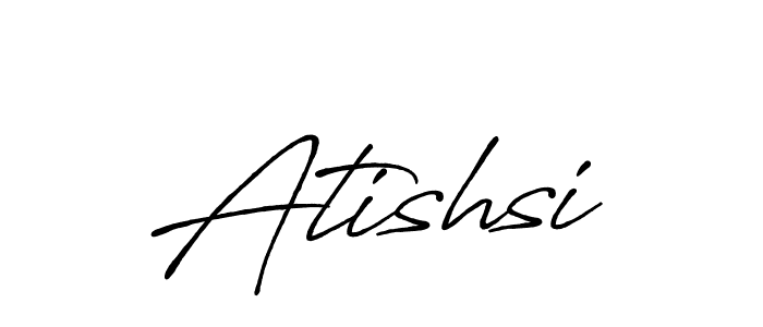 Make a beautiful signature design for name Atishsi. With this signature (Antro_Vectra_Bolder) style, you can create a handwritten signature for free. Atishsi signature style 7 images and pictures png