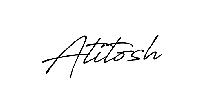How to make Atitosh name signature. Use Antro_Vectra_Bolder style for creating short signs online. This is the latest handwritten sign. Atitosh signature style 7 images and pictures png