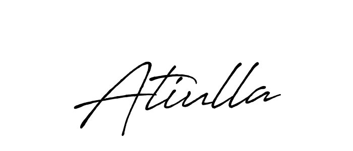 Also You can easily find your signature by using the search form. We will create Atiulla name handwritten signature images for you free of cost using Antro_Vectra_Bolder sign style. Atiulla signature style 7 images and pictures png