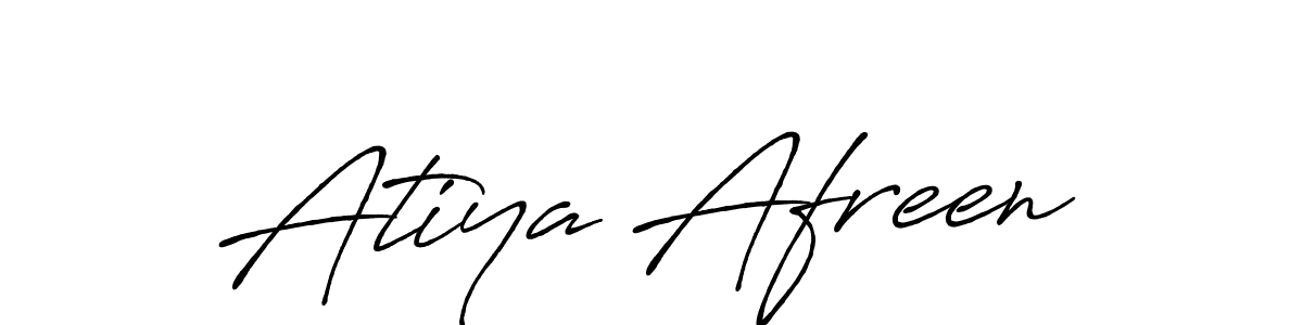 How to make Atiya Afreen signature? Antro_Vectra_Bolder is a professional autograph style. Create handwritten signature for Atiya Afreen name. Atiya Afreen signature style 7 images and pictures png