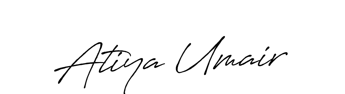 You can use this online signature creator to create a handwritten signature for the name Atiya Umair. This is the best online autograph maker. Atiya Umair signature style 7 images and pictures png