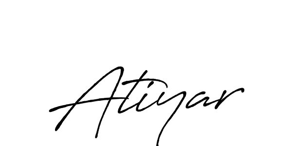 Also You can easily find your signature by using the search form. We will create Atiyar name handwritten signature images for you free of cost using Antro_Vectra_Bolder sign style. Atiyar signature style 7 images and pictures png
