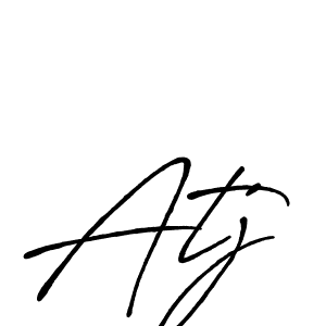 Make a beautiful signature design for name Atj. Use this online signature maker to create a handwritten signature for free. Atj signature style 7 images and pictures png