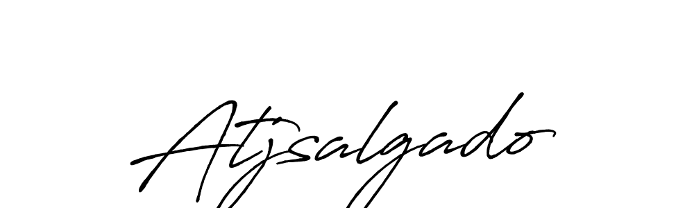 It looks lik you need a new signature style for name Atjsalgado. Design unique handwritten (Antro_Vectra_Bolder) signature with our free signature maker in just a few clicks. Atjsalgado signature style 7 images and pictures png