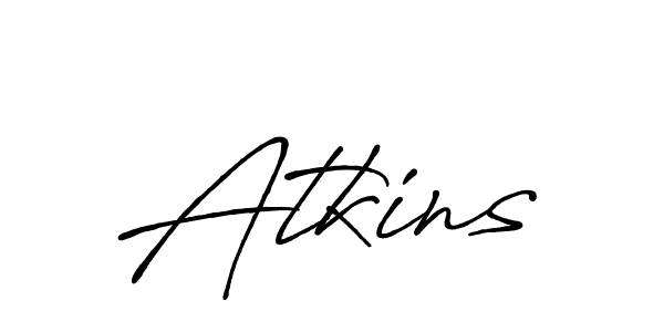 Atkins stylish signature style. Best Handwritten Sign (Antro_Vectra_Bolder) for my name. Handwritten Signature Collection Ideas for my name Atkins. Atkins signature style 7 images and pictures png