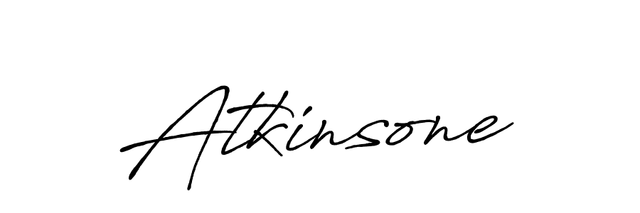 Create a beautiful signature design for name Atkinsone. With this signature (Antro_Vectra_Bolder) fonts, you can make a handwritten signature for free. Atkinsone signature style 7 images and pictures png