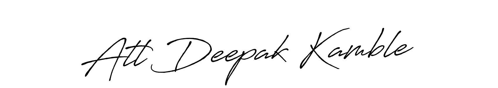 Atl Deepak Kamble stylish signature style. Best Handwritten Sign (Antro_Vectra_Bolder) for my name. Handwritten Signature Collection Ideas for my name Atl Deepak Kamble. Atl Deepak Kamble signature style 7 images and pictures png