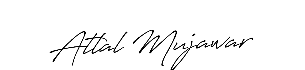 The best way (Antro_Vectra_Bolder) to make a short signature is to pick only two or three words in your name. The name Atlal Mujawar include a total of six letters. For converting this name. Atlal Mujawar signature style 7 images and pictures png