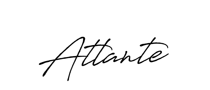 How to make Atlante name signature. Use Antro_Vectra_Bolder style for creating short signs online. This is the latest handwritten sign. Atlante signature style 7 images and pictures png