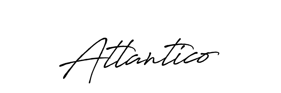 Make a beautiful signature design for name Atlantico. With this signature (Antro_Vectra_Bolder) style, you can create a handwritten signature for free. Atlantico signature style 7 images and pictures png