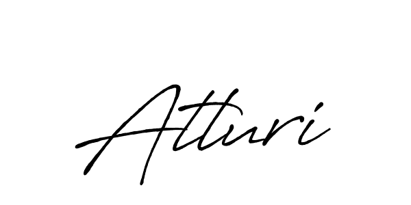 The best way (Antro_Vectra_Bolder) to make a short signature is to pick only two or three words in your name. The name Atluri include a total of six letters. For converting this name. Atluri signature style 7 images and pictures png